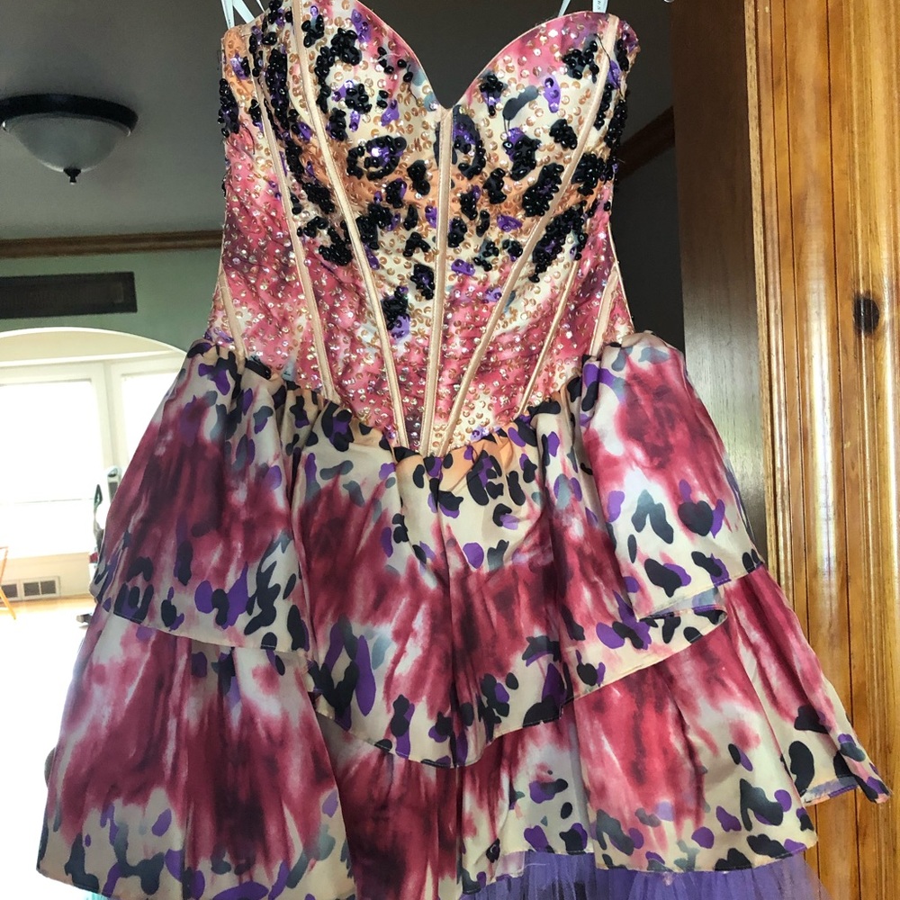 Strapless Homecoming Dress